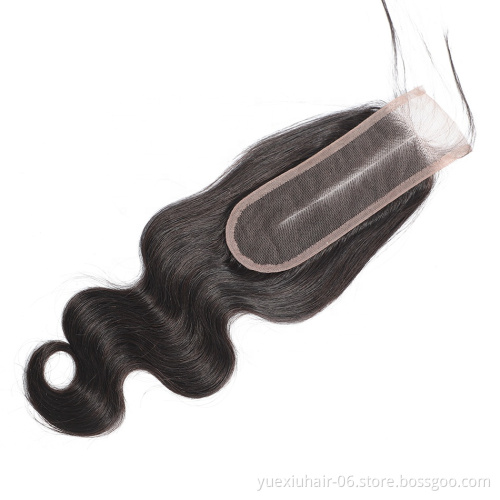 Brazilian Virgin Human Hair Body Wave 2x6 Lace Closure